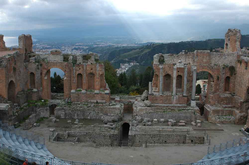 47 - Italia - Sicilia - Taormina - teatro griego